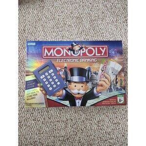 Hasbro Monopoly Electronic Banking Board Game 2007 Complete Set
